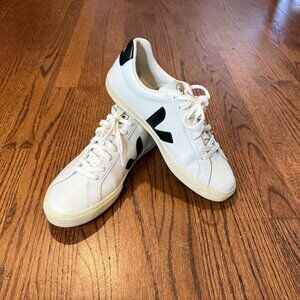 VEJA Esplar Men’s Leather Logo Sneakers White Sneakers